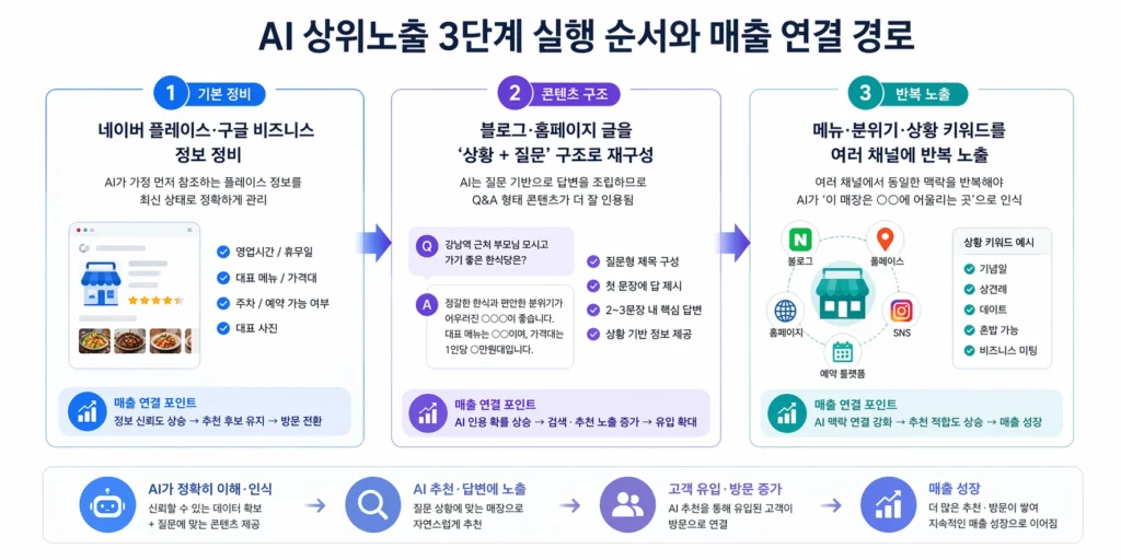 AI 상위 노출과 매출의 연결